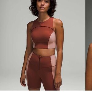 Lululemon Hike to Swim Bra
Ancient Copper / Pink Clay / Ancient Copper